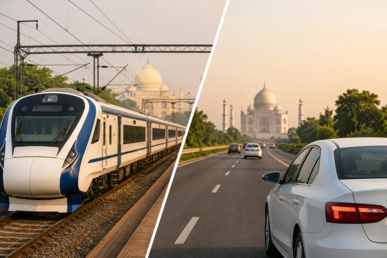 Delhi to Agra by Train vs. Car: Which Should You Choose?